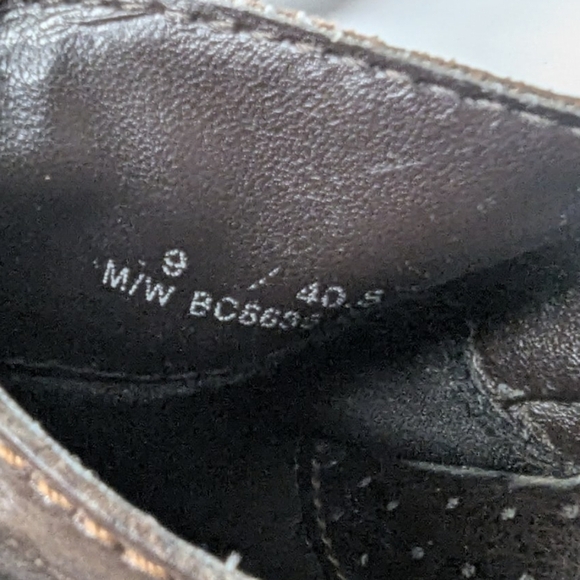 BOC Born size 9 brown leather clogs in excellent condition - Picture 11 of 16